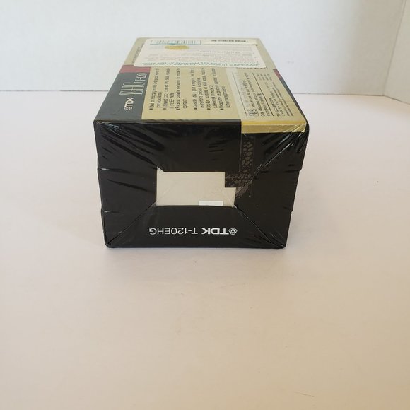 TDK EHG Extra High Grade 3 Pack VHS Tape T-120 Sealed New Blank - Picture 5 of 5